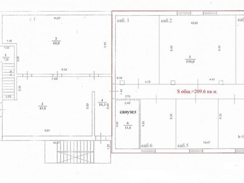 помещение под офис на Вторчермета ул., д.119