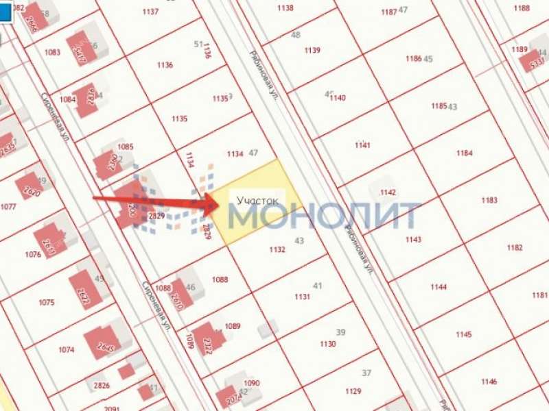 земельный участок 10 соток Рябиновая улица город Богородск