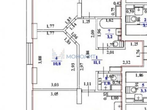 3-komnatnaya-kstovskiy-rayon фото