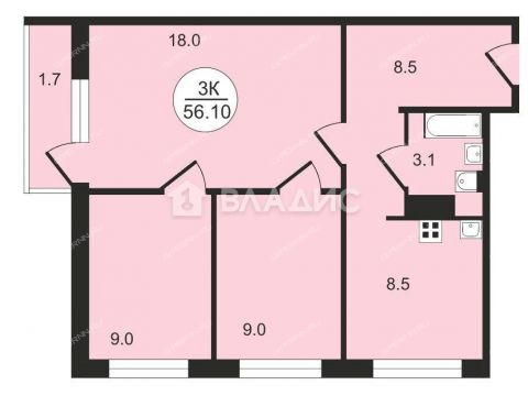 3-komnatnaya-ul-borisa-vidyaeva-d-15 фото