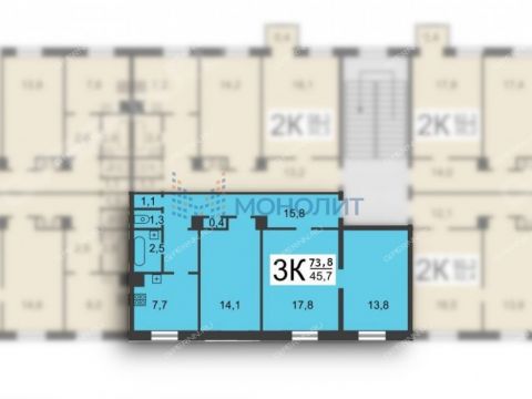3-komnatnaya-prosp-gagarina-d-110 фото