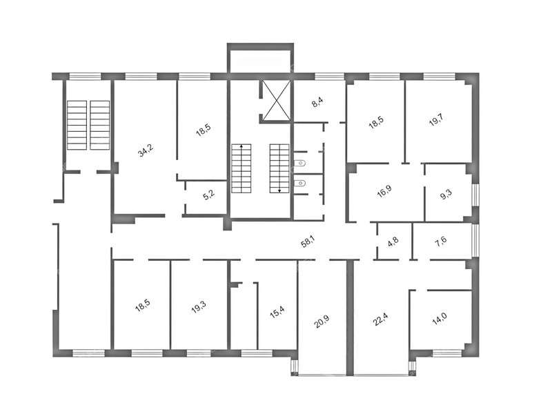 помещение под офис на Короленко ул., д.19б