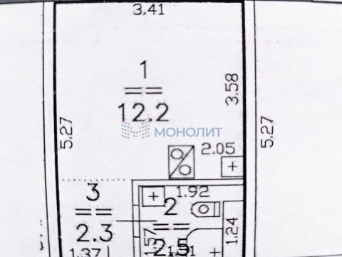 kvartira-studiya-ul-burnakovskaya-d-57 фото