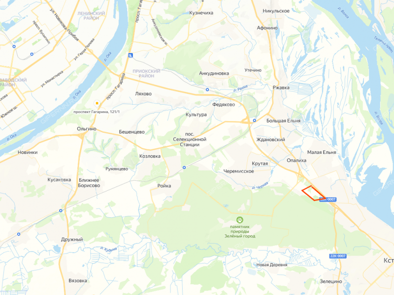 земельный участок под многоэтажное жилое строительство в Нижегородском районе Нижнего Новгорода