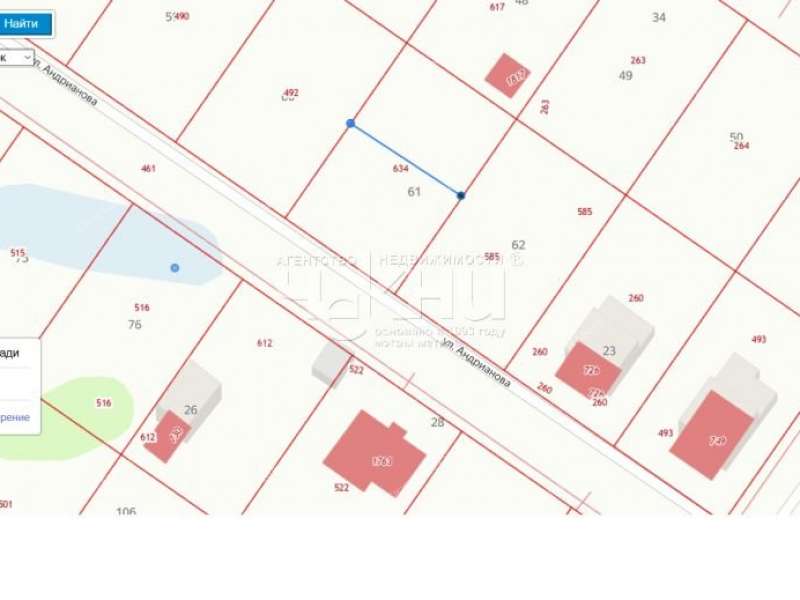 земельный участок 10 соток Андрианова ДНП Возрождение