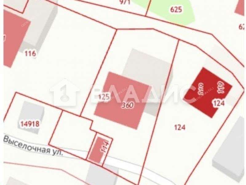 земельный участок 5,1 сотки Выселочная улица