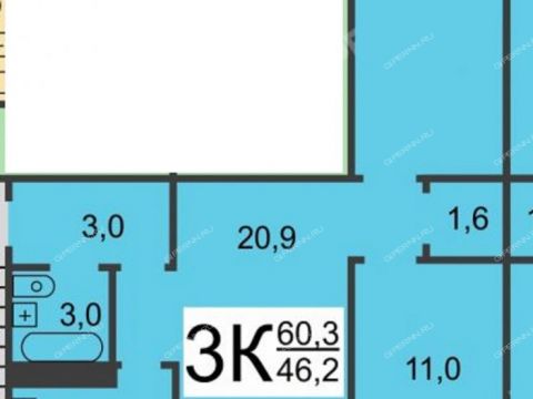 3-komnatnaya-ul-dargomyzhskogo-d-6 фото