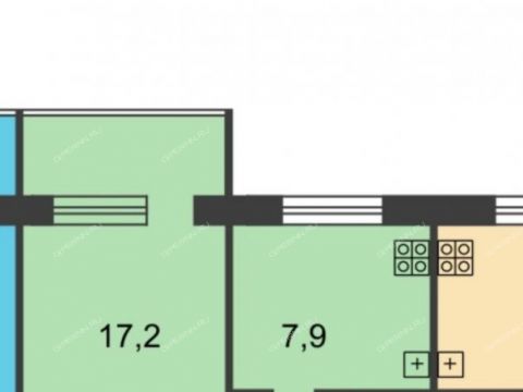 1-komnatnaya-ul-geroya-popova-d-12 фото