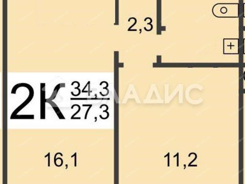 двухкомнатная квартира на Планетной улице дом 39