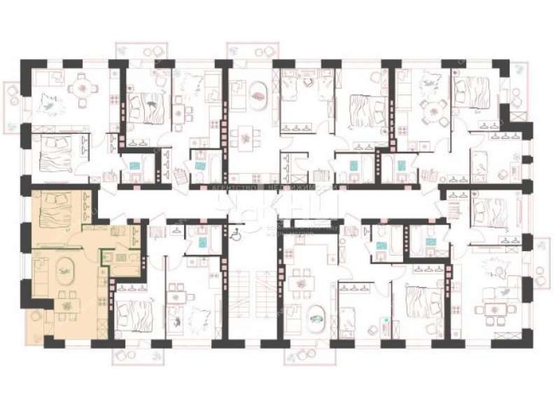 однокомнатная квартира на улице Развития посёлок Культура