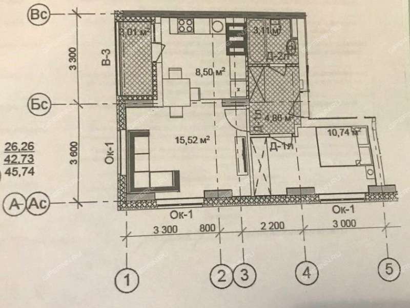 двухкомнатная квартира на Русской улице улице дом 9 деревня Анкудиновка