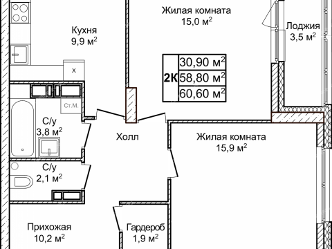 2-komnatnaya-zhk-novoe-olgino-dom-1 фото