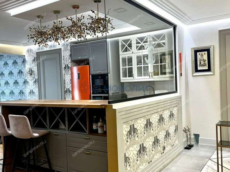 трёхкомнатная квартира на улице Нестерова дом 22