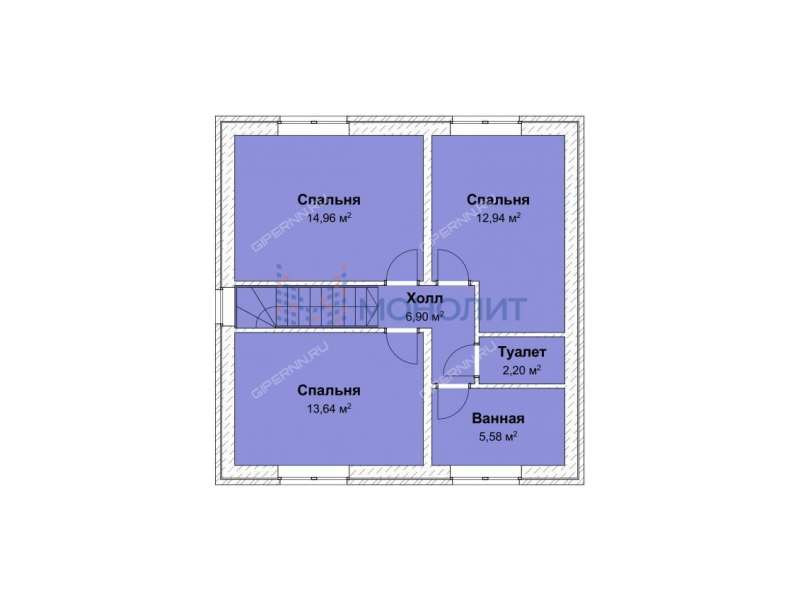 дом на улице Сиреневая посёлок Октябрьский
