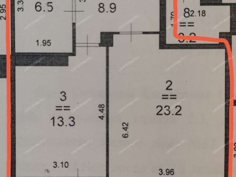 однокомнатная квартира на Малой Ямской улице дом 65/4