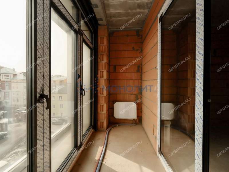 двухкомнатная квартира в новостройке на Октябрьской улице дом 21