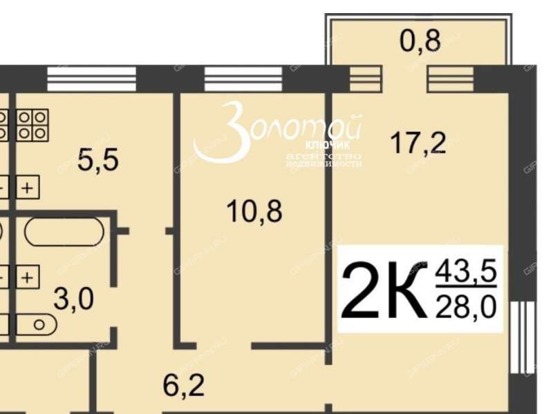 двухкомнатная квартира на Автомеханической улице дом 5