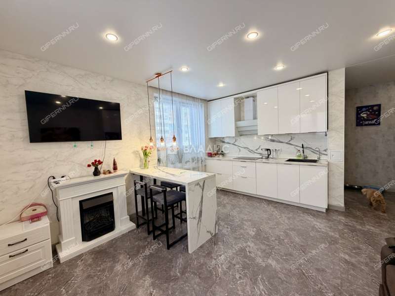 двухкомнатная квартира на улице Героя Советского Союза Аристархова дом 1